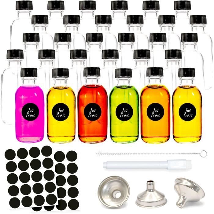 5 Pièces 5 Ml Bouteilles Cosmétiques Vides Bocaux Ronds Pot Cosmétique Conteneurs En Plastique