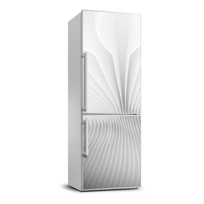 Autocollants Frigo Effet Grain De Bois - Couvre Porte Réfrigérateur Complète 3 Tailles Disponibles