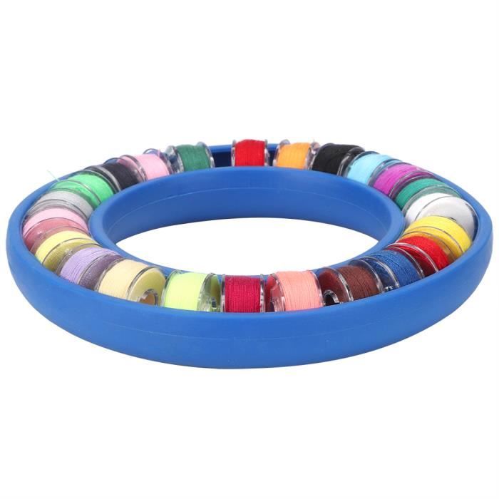 6 Pièces Porte-Canette En Silicone Pour Machine à Coudre - Rangement Pratique Et Ergonomique Pour Bobines, Assortiment Couleurs