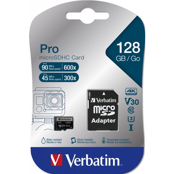 Verbatim Pro MicroSDXC UHS I Classe 10 Neuf - vue 2