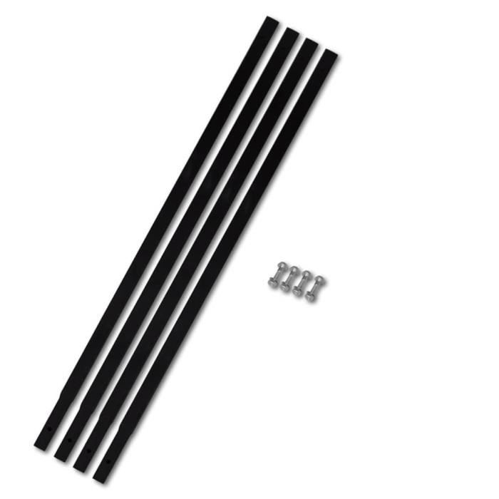 vidaXL Tube d'extension de tarière de sol 4x1 Raccord de tube Acier - vue 2