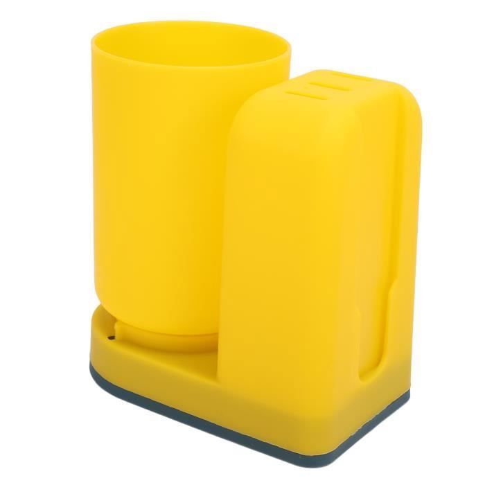 Vvikizy Porte-Brosse à Dents Mural Avec Gobelet Intégré, Design Moderne