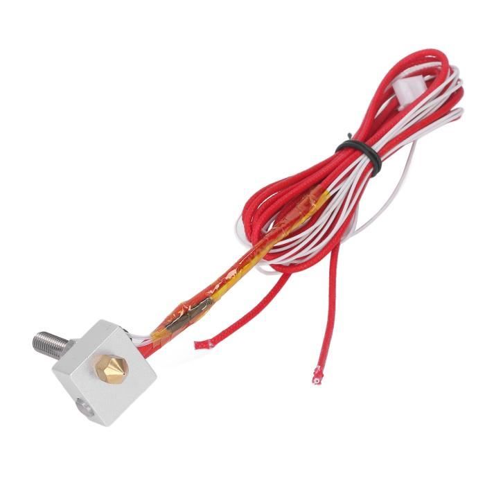 4 Cartouches Chauffantes 12V 40W Pour Imprimante 3D - 1 Mètre De Fils - Folger Tech - Universelles