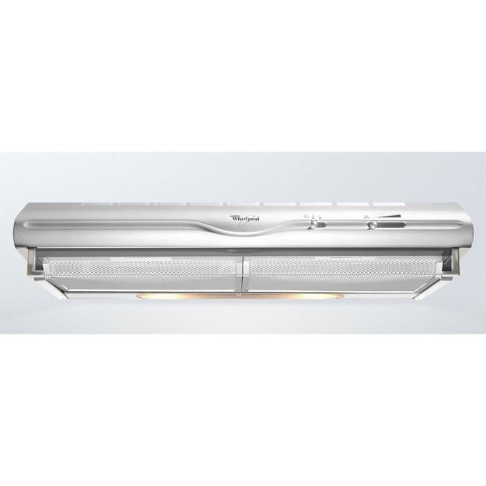 Whirlpool Akr441wh Hotte Visiere Evacuation Ou Recyclage 320m3 H Max 69db Max 3 Vitesses L60cm Blanc Achat Vente Hotte Cdiscount