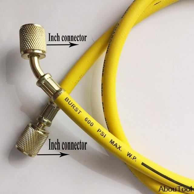 Tuyau Climatisation Fluorure 1/4 SAE - Pression 800-4000 PSI - Neuf Générique (EAN 7845019495545)
