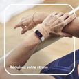 Bracelet connecté Fitbit Luxe - Graphite - Noir - Suivi d'activités - 20 modes d'exercice - Capteur SpO2-1