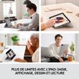 Etui Clavier Détachable - LOGITECH - Combo Touch - Pour iPad Pro 11 pouces (1e, 2e, 3e et 4e générations) - Couleur Sable-1