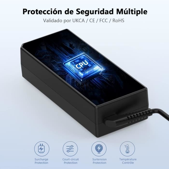 Chargeur 65W 20V Pour Lenovo Thinkpad T430 T440 T450 T460 Etc. - Adaptateur Secteur Neuf