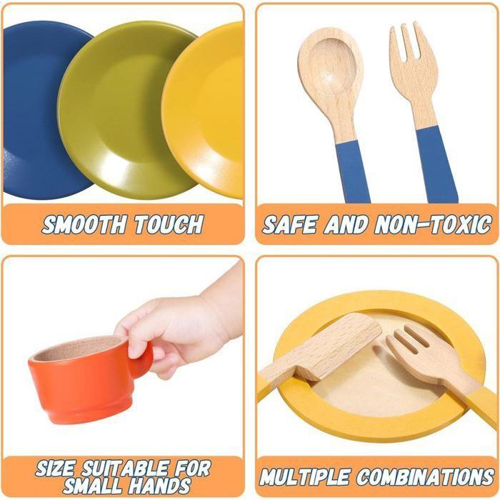YASHE Batterie de cuisine 21 pièces, Ensemble de casseroles et poêles antiadhésifs, poignées