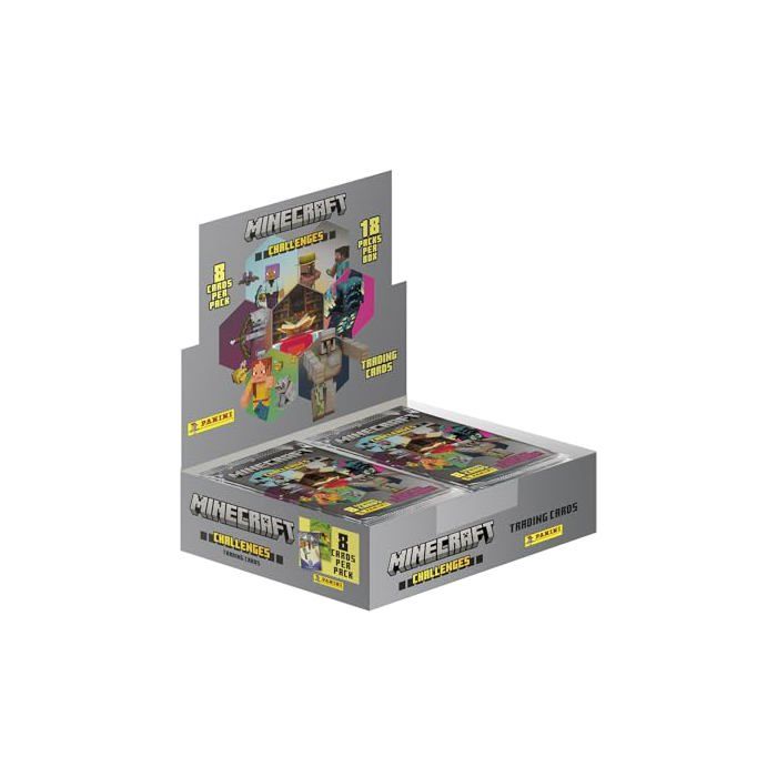 Boîte Métallique Collector Minecraft – 6 Boosters, 48 Cartes – Dont 1 Carte Limitée – Jeu De Cartes à Collectionner