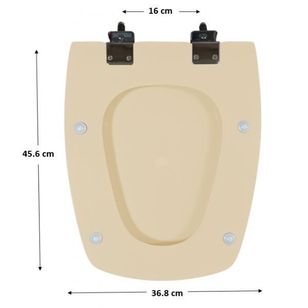Abattant pour wc SELLES Cheverny beige bahamas