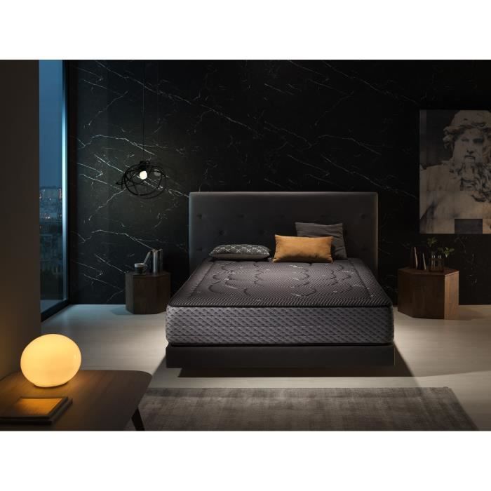 Matelas en mousse à mémoire de forme 135x190 Cachemire de luxe Hauteur