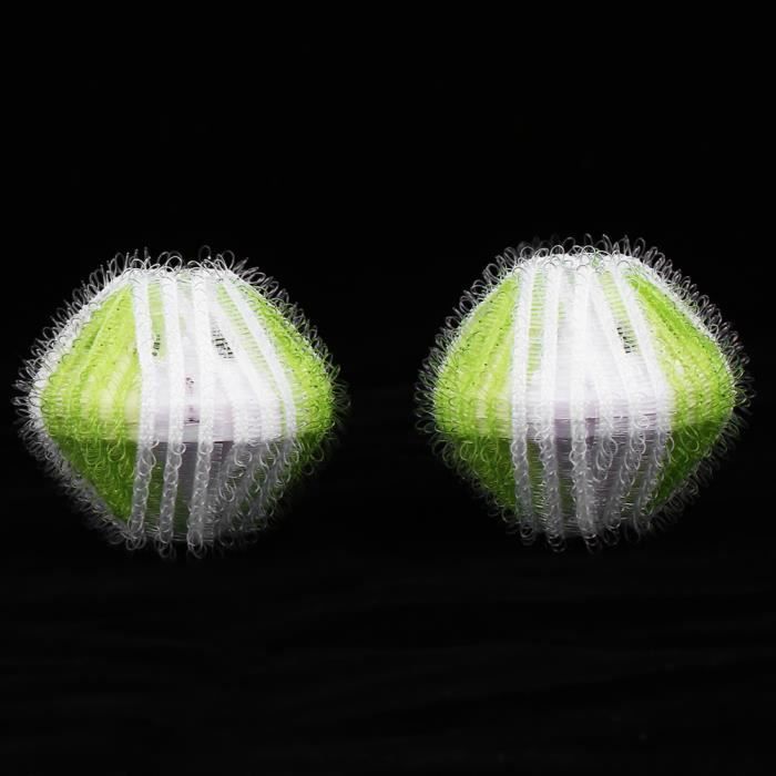 Lot De 8 Boules De Lavage Réutilisables Pour Machine Et Sèche-Linge - Avec Filtre à Cheveux - Économie D'Énergie
