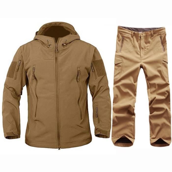 Couleur Noir Python taille M Vetements de Camouflage pour la chasse tenue tactique Softshell TAD pour hommes Cdiscount