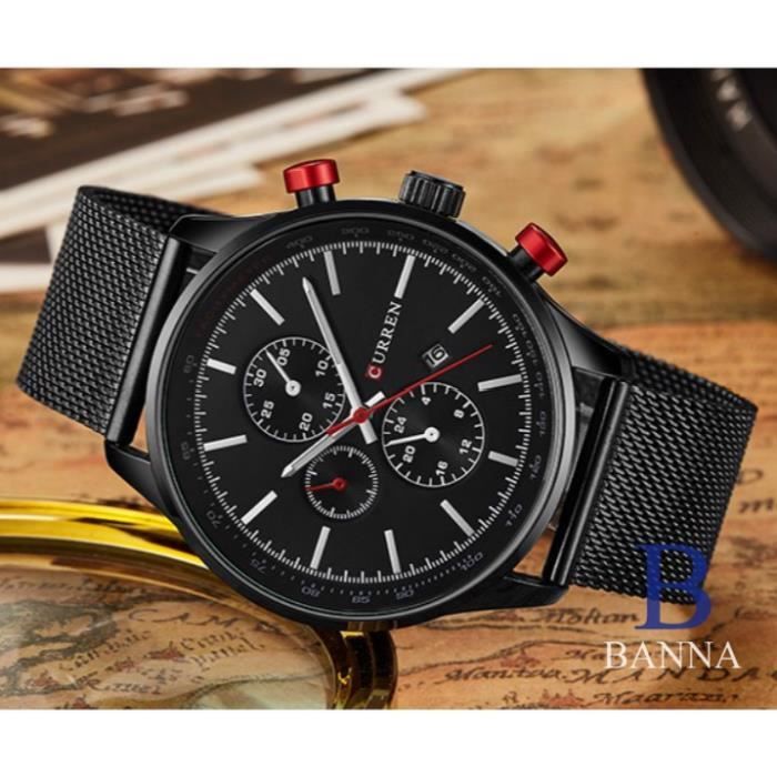 Montre homme hotsell à la mode