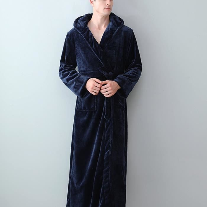 Peignoir De Bain Microfibre SWEET HOME HEAD - Avec Capuche Et Poches - Homme Femme Enfant - Séchage Rapide