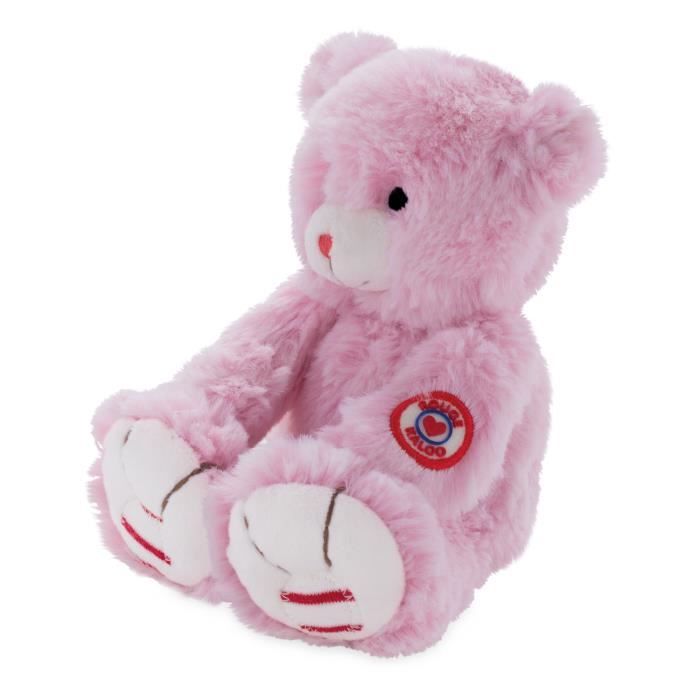 Rouge Kaloo Peluche Ours couleur rose Small aille Unique Coloris Unique Cdiscount Jeux Jouets