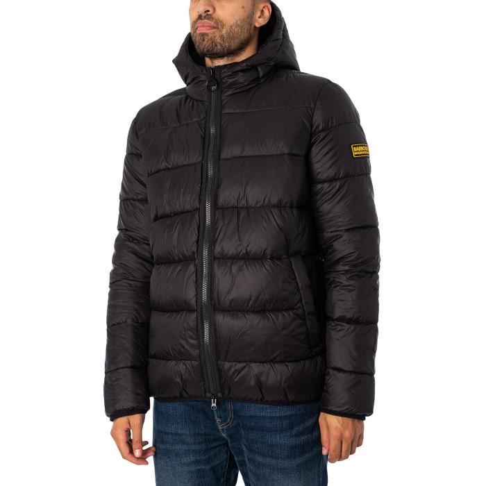 Barbour International Blouson aviateur matelasse Homme Noir Noir Cdiscount Pret a Porter