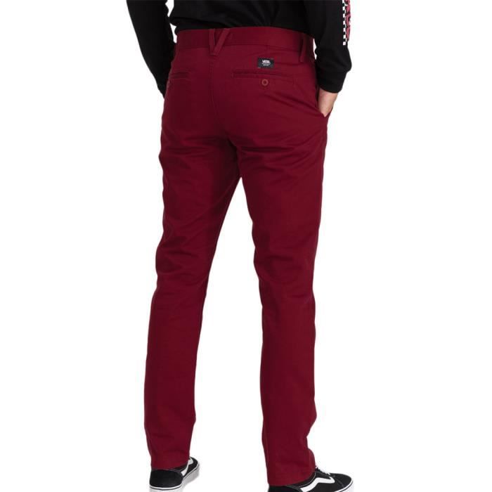 Vans rouge bordeaux homme cheap