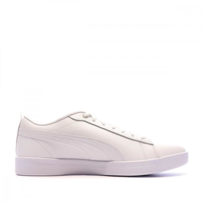 Puma smash outlet blanche femme