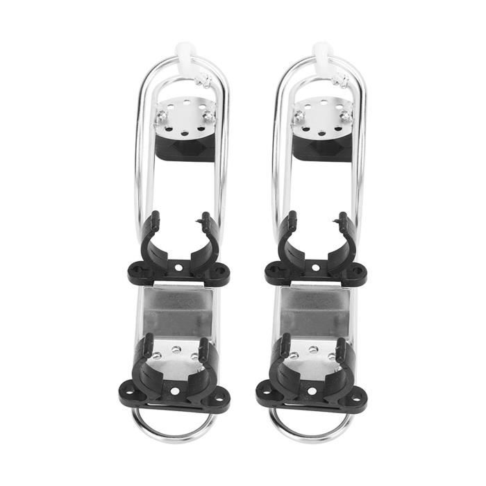 Support De Bouée De Sauvetage Ronyme – Inox, 31x20,5x8,7 Cm, Pour Rail 22 Ou 25 Mm, Compact Et Léger