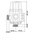 Pressostat Câble Commande Pompe Eau domestique Manostat Régulateur de pression SKD-2D - 51247-2