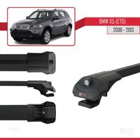 Barres De Toit Transversales Pour BMW X5 E70 (2008-2013) - Neuf, Marque TURTLE, Garantie 2 Ans