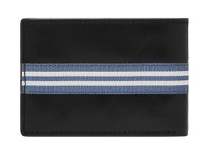 Portefeuille Cuir Noir Homme Avec Protection RFID - Porte-cartes Et Pièces - Neuf Avec étiquettes