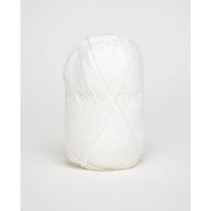 4 Pelotes De Laine Blanche – 50 Grammes Chacune, Neuves