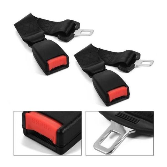 36CM universel voiture auto sécurité ceinture de sécurité extension extender support boucle nouveau 36CM universel voiture auto sécurité ceinture de sécurité extension extender support boucle nouveau