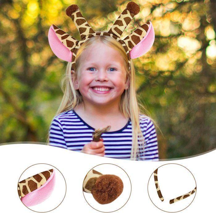 Serre-tête Oreilles De Mouton - Lot De 2, En Fausse Fourrure Douce, Ajustable Pour Enfants Et Adultes, Pour Fête Et Déguisement