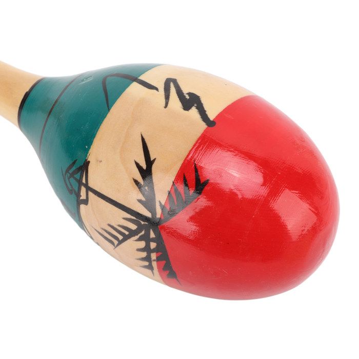 Hochet à cliquet - Instrument à hochet avec poignée rotative en bois - Outil de son traditionnel pour les célébrations - Jouet à percussion manuel - Musique pour les culturels Hochet à cliquet - Instrument à hochet avec poignée rotative en bois - Outil de son traditionnel pour les célébrations - Jouet à percussion manuel - Musique pour les culturels