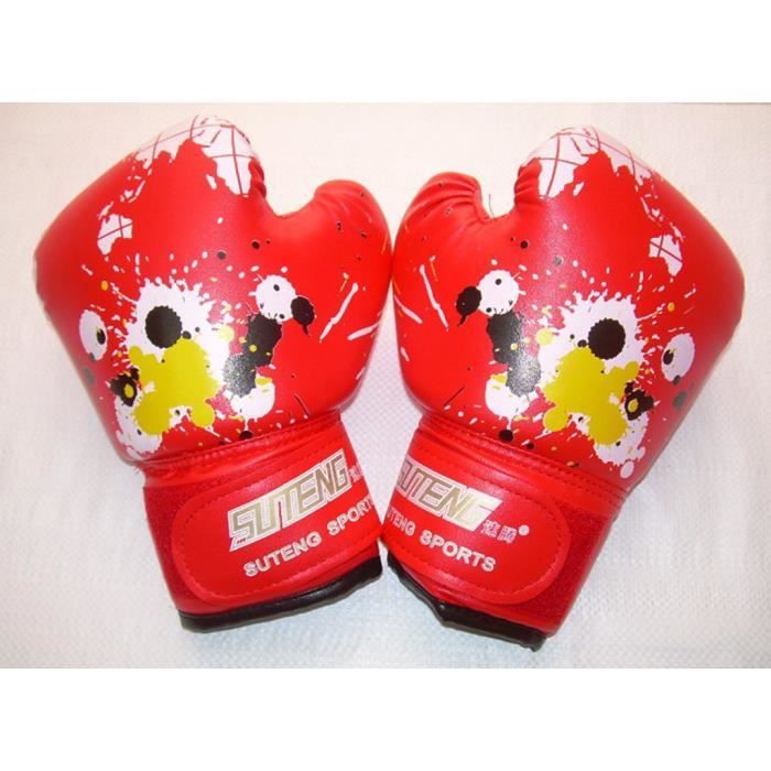 Gants de boxe de bande dessinée pour enfants Kickboxing Sac de boxe  formation combat âge 3-10 @kinjgoki504 - Cdiscount Sport