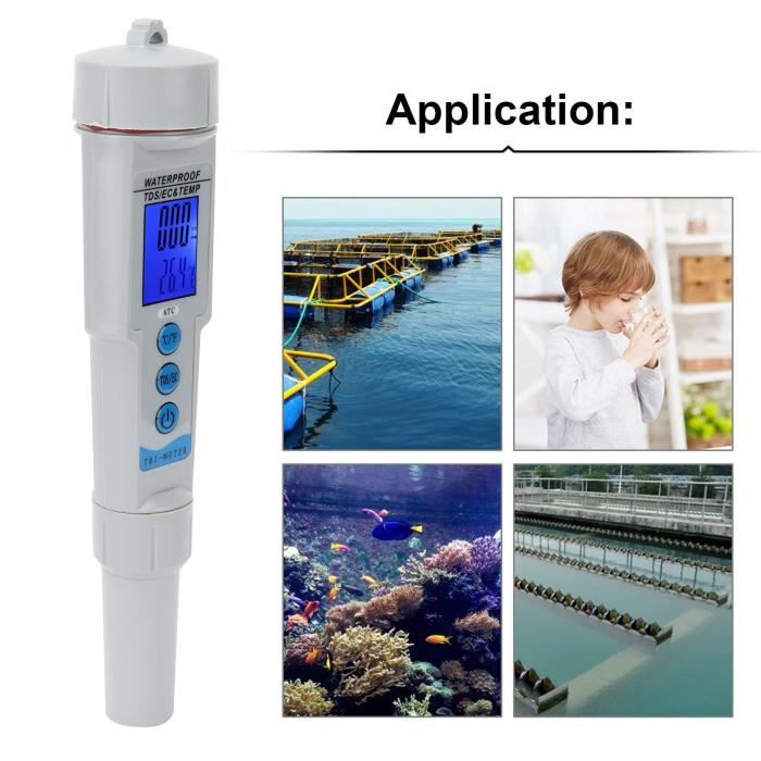 Stylo testeur d'eau numérique TDS, analyseur de qualité de l'eau