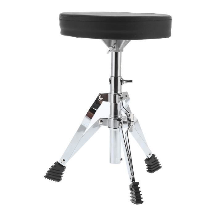 Tabouret Batterie Audibax DT10 - Réglable - Siège Rembourré - Pliant