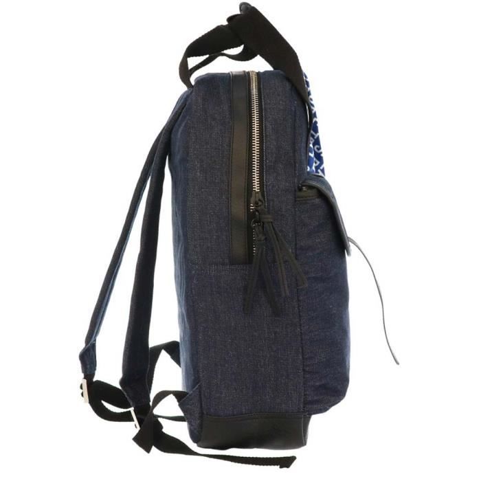 Sac dos Le temps des Cerises Bleu Jean 43 CM