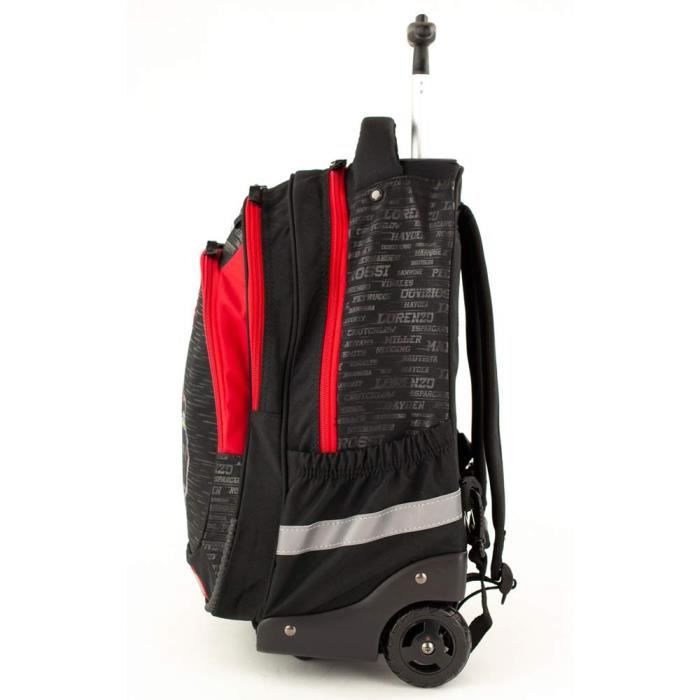 Sac roulettes Moto GP 45 CM Cartable haut de gamme Rouge