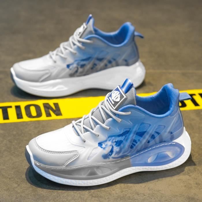 Baskets Homme La mode Tendance Bleu Cdiscount Chaussures