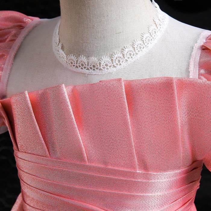 Robe fille en matière sweat à détails pailletés - Harry ... rouge