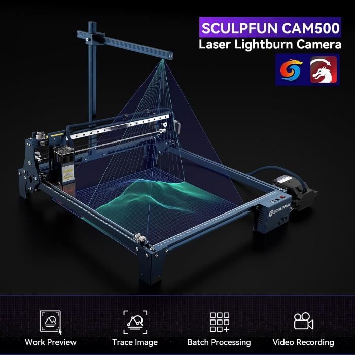 Machine de gravure laser SCULPFUN S9 Graveur de découpe laser ultra-mince à  mise au point rapide (UE) - Cdiscount Informatique