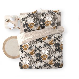 Parure de lit 240x260 cm coton 57 fils - 3 pièces Lea | Leroy Merlin