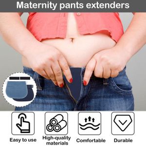 Kit 4 Pièces Kit Extension Pantalon Grossesse Reer - 4 Pièces Réglables Début Grossesse Kit Grossesse Débutant