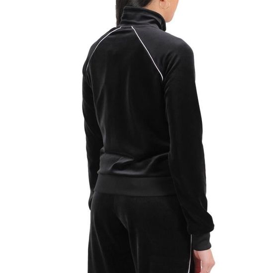 Veste de surv tement pour femme Nike VELOUR Noir Manches