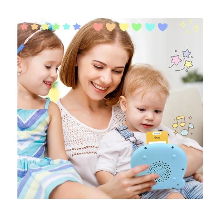 Cartes éducatives parlantes pour enfants 255 feuilles 510 mots à partir de 2 3 4 5