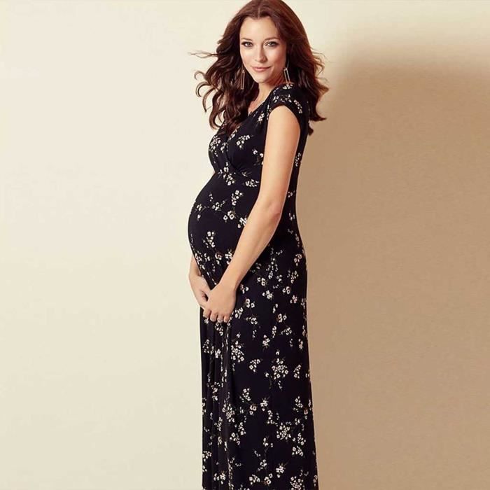 Robe fleurie femme enceinte 2025