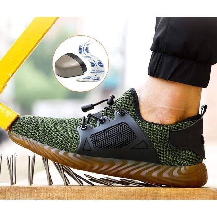 Chaussures de s curit VERT Vert Cdiscount Pr t Porter