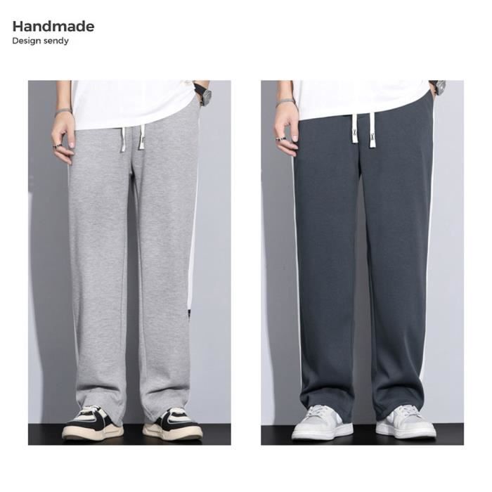 Pantalon De Jogging Homme MEIbax - Coupe Ample - Coton Polyester - Avec Poches Cargo - Taille Élastique