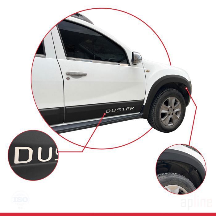 Protecteur De Passage De Roue (aile) Avant Gauche Pour Dacia Duster 2010-2017 - Noir ABS - Neuf