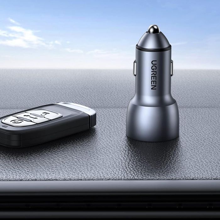 Chargeur Voiture UGREEN 30W USB-C Avec Câble 60W PD QC3.0 - Charge Rapide - Neuf Sous Blister