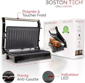 Grill Électrique De Table Presse À Panini Appareil Croque Monsieur